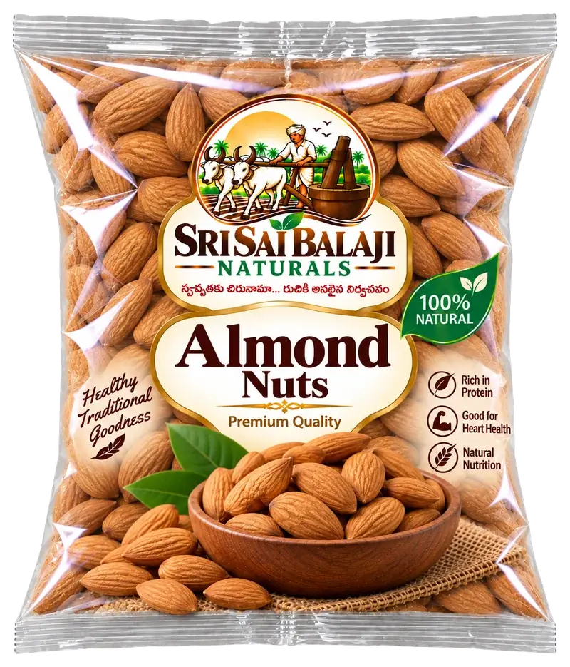 Premium almond nuts pack in Vijayawada